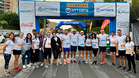 NTT DATA Rennen für Unternehmen aus Alicante
